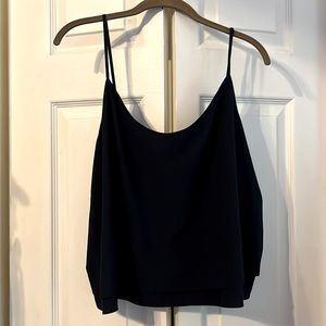 Athleta Navy blue adjustable halter